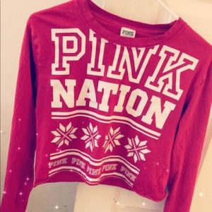 Love pink long-sleeve